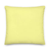 Canary Yellow Solid Color Decorative Throw Pillow Accent Cushion, Pillow, $ 71.50, A Moment Of Now™