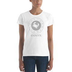 Cancer Zodiac Sign Birthday Women's Short Sleeve T-shirt, Tees, $ 35.44, A Moment Of Now™