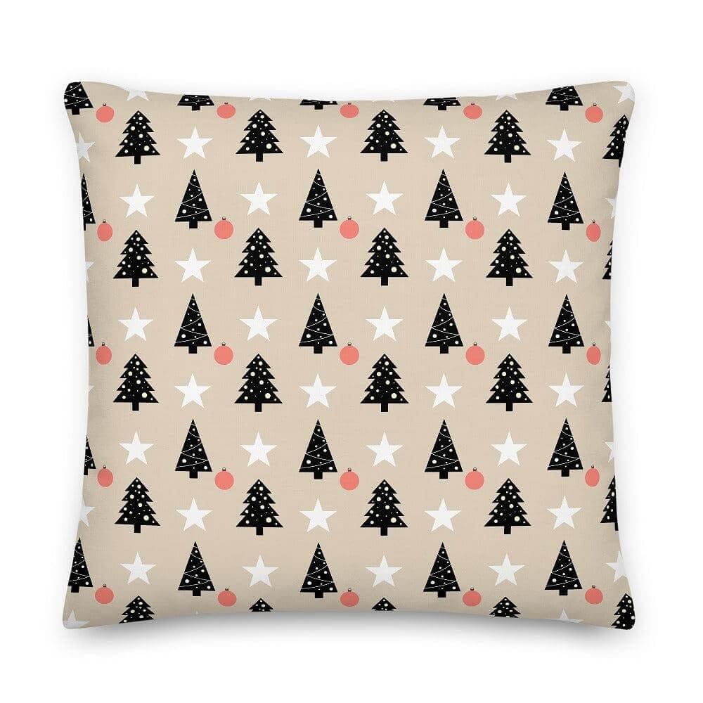 Christmas Holiday Beige Solid Color Decorative Throw Pillow Cushion, Pillow, $ 71.50, A Moment Of Now™