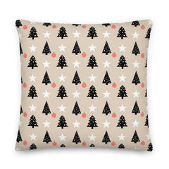 Christmas Holiday Beige Solid Color Decorative Throw Pillow Cushion, Pillow, $ 64.50, A Moment Of Now™