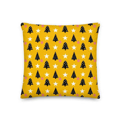 Christmas Holiday Gold Decorative Throw Pillow Cushion, Pillow, $ 64.50, A Moment Of Now™