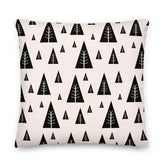 Christmas Holiday Tree Pattern Black Decorative Throw Pillow Cushion, Pillow, $ 71.50, A Moment Of Now™