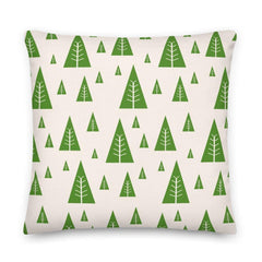 Christmas Holiday Tree Pattern Green Decorative Throw Pillow Cushion, Pillow, $ 71.50, A Moment Of Now™