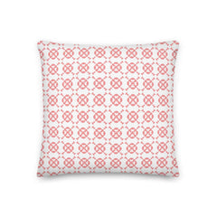 Club Pattern Blush Pink on Ivory Decorative Throw Pillow Cushion, Pillow, $ 64.50, A Moment Of Now™