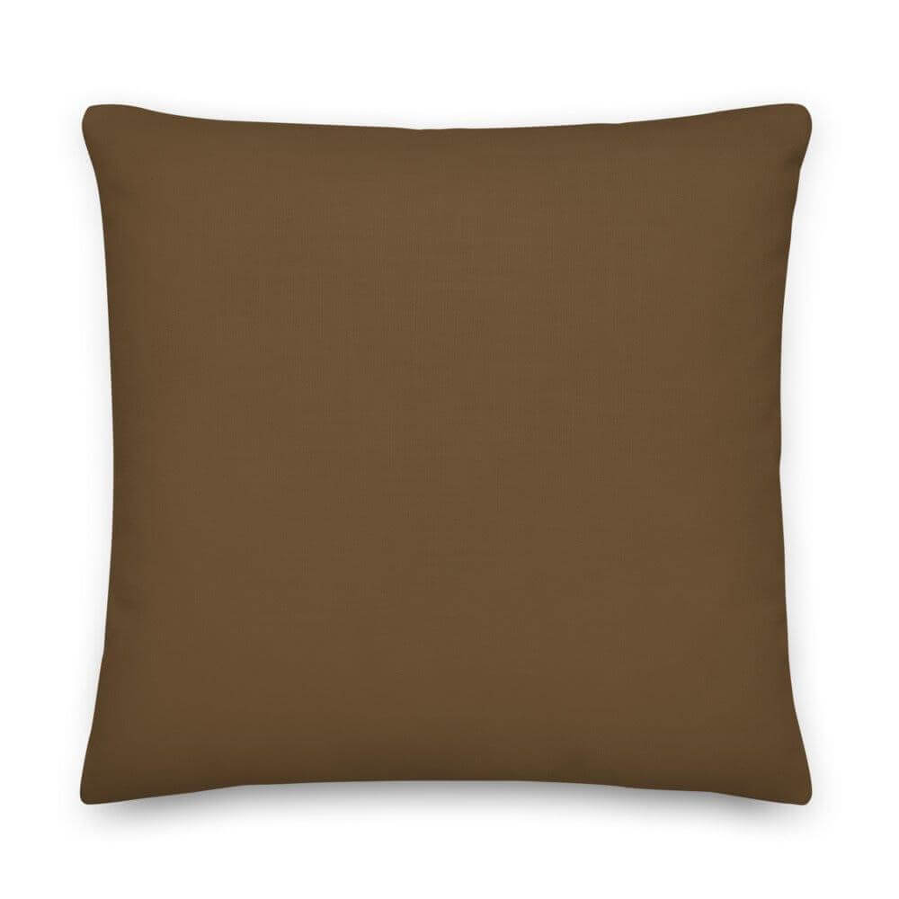 Coffee Solid Color Decorative Throw Pillow | Warm Brown Decor, Throw Pillows, $ 71.50, A Moment Of Now™