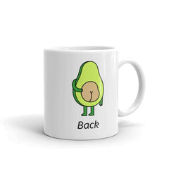 Cute Avocado Front and Back Coffee Tea Cup Mug, Mugs, $ 17.50, A Moment Of Now™