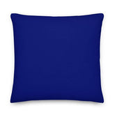 Dark Imperial Blue Solid Color Decorative Throw Pillow Cushion, Pillow, $ 71.50, A Moment Of Now™