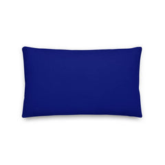 Dark Imperial Blue Solid Color Decorative Throw Pillow Cushion, Pillow, $ 61.50, A Moment Of Now™