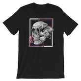 Deadly Love skeleton and Rose Short-Sleeve Unisex T-Shirt, sweatshirts, $ 33.44, A Moment Of Now™