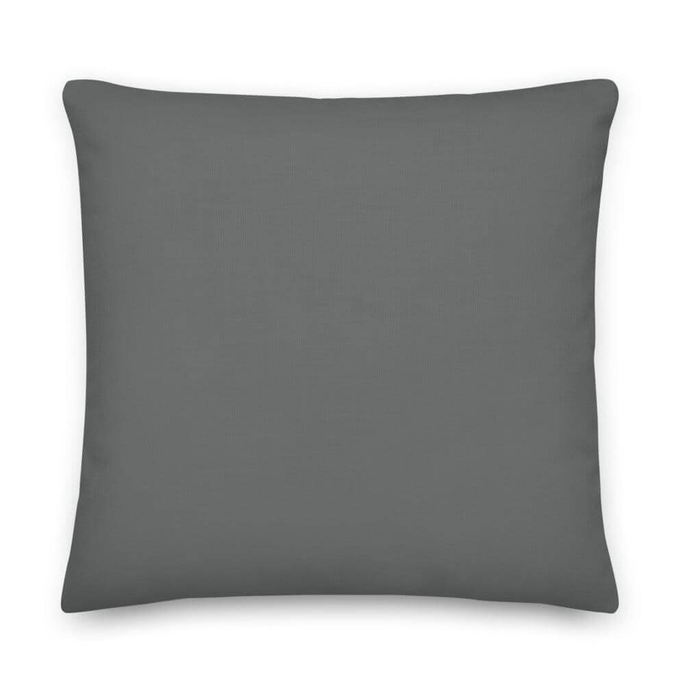 Dim Gray Pastel Color Decorative Pillow | Dark Grey Moody Decor, Throw Pillows, $ 71.50, A Moment Of Now™