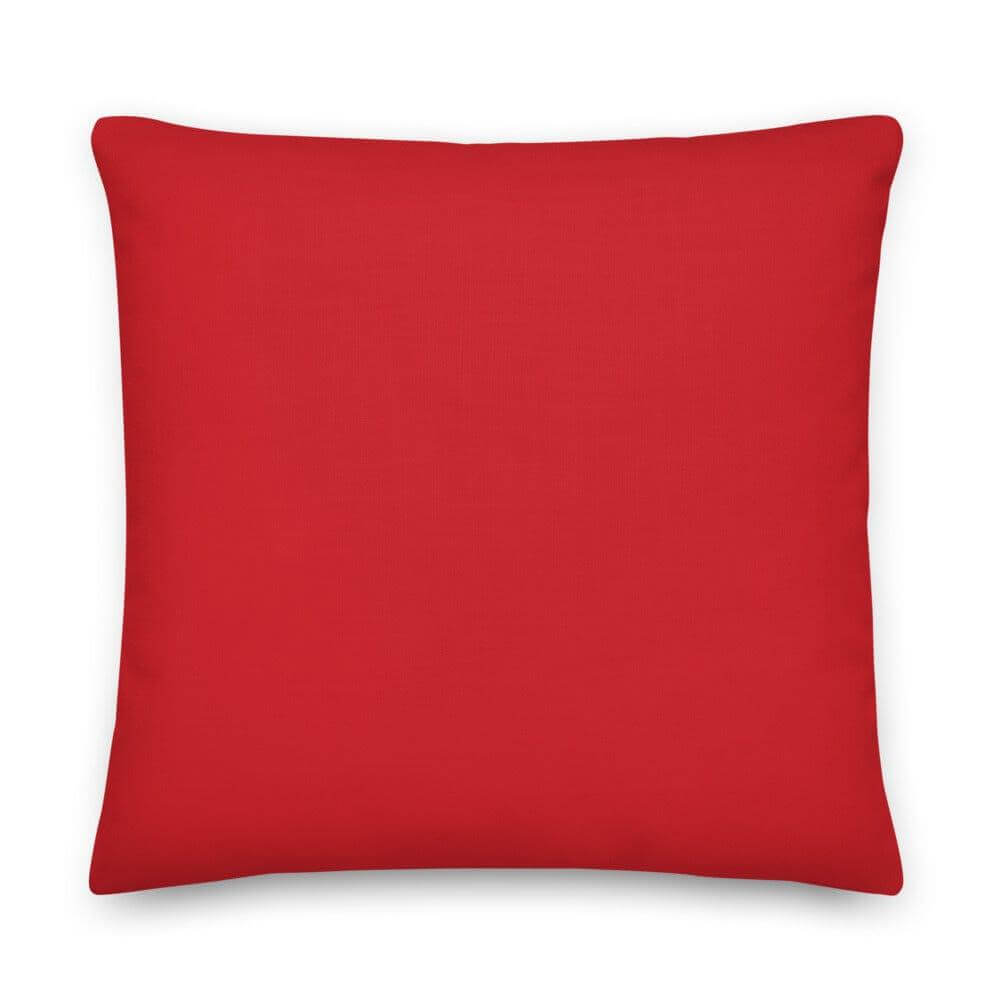 Fire Engine Red Decorative Throw Pillow | Bold Vibrant Red Decor, Throw Pillows, $ 71.50, A Moment Of Now™