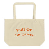 Full Of Surprises Lifestyle Statement Large Organic Tote Shopper Bag, Bags - Shopping bags, $ 39.50, A Moment Of Now™