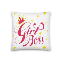 Girl Boss Decorative Throw Pillow Accent Cushion, Pillow, $ 64.50, A Moment Of Now™