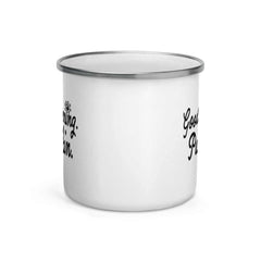 Good Morning. Pumpkin. Lifestyle Enamel Coffee Tea Cup Mug, Mug, $ 27.50, A Moment Of Now™