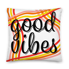 Good Vibes Waves Decorative Throw Pillow Accent Cushion, Pillow, $ 71.50, A Moment Of Now™