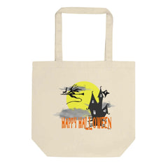 Halloween Haunted Witch House Eco Organic Cotton Tote Bag, Bags, $ 24.95, A Moment Of Now™