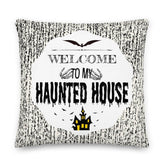Halloween Spooky Haunted House Decorative Throw Pillow Cushion - Black, Pillow, $ 71.50, A Moment Of Now™