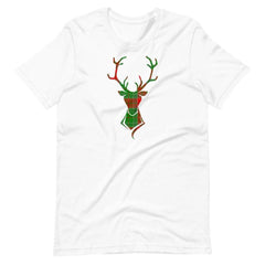 Happy Christmas Holiday Buck Deer Plaid Short-Sleeve Unisex T-Shirt, Clothing T-shirts, $ 30.95, A Moment Of Now™