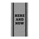 Here and Now Beach Bath Towel - Grey, Towel, $ 42.95, A Moment Of Now™