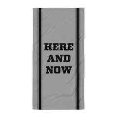 Here and Now Beach Bath Towel - Grey, Towel, $ 42.95, A Moment Of Now™