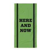Here and Now Beach Bath Towel - Lime Green, Towel, $ 42.95, A Moment Of Now™