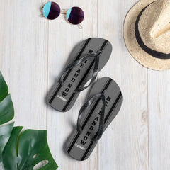 Here and Now Unisex Flip-Flops Sandals - Grey, Flip Flops, $ 30.95, A Moment Of Now™