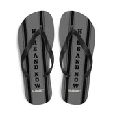 Here and Now Unisex Flip-Flops Sandals - Grey, Flip Flops, $ 30.95, A Moment Of Now™