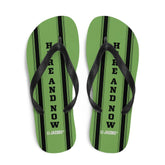 Here and Now Unisex Flip-Flops Sandals - Lime Green, Flip Flops, $ 30.95, A Moment Of Now™
