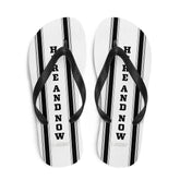 Here and Now Unisex Flip-Flops Sandals - White, Flip Flops, $ 30.95, A Moment Of Now™