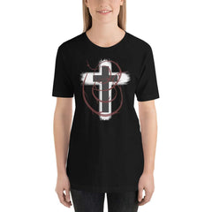 Cross with Thorns Graphic Short Sleeve T-shirt Tee, Tops, $ 27.50, A Moment Of Now™