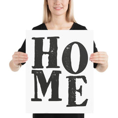 HOME Minimal Matte Poster, Poster, $ 34.00, A Moment Of Now™