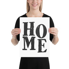 HOME Minimal Matte Poster, Poster, $ 31.00, A Moment Of Now™