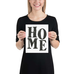 HOME Minimal Matte Poster, Poster, $ 20.00, A Moment Of Now™