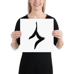 Human In Oracle Bone Script Form Matte Paper Poster, Poster, $ 24.00, A Moment Of Now™