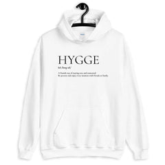 Hygge A Danish Way of Cozy Living Lifestyle Unisex Hoodie, Hoodie, $ 46.00, A Moment Of Now™