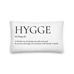 Hygge Danish Way of Living Decorative Throw Pillow Accent Cushion, Pillow, $ 61.50, A Moment Of Now™