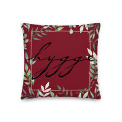 Hygge Lifestyle Forever Green Decorative Throw Pillow Cushion - Red, Pillow, $ 64.50, A Moment Of Now™