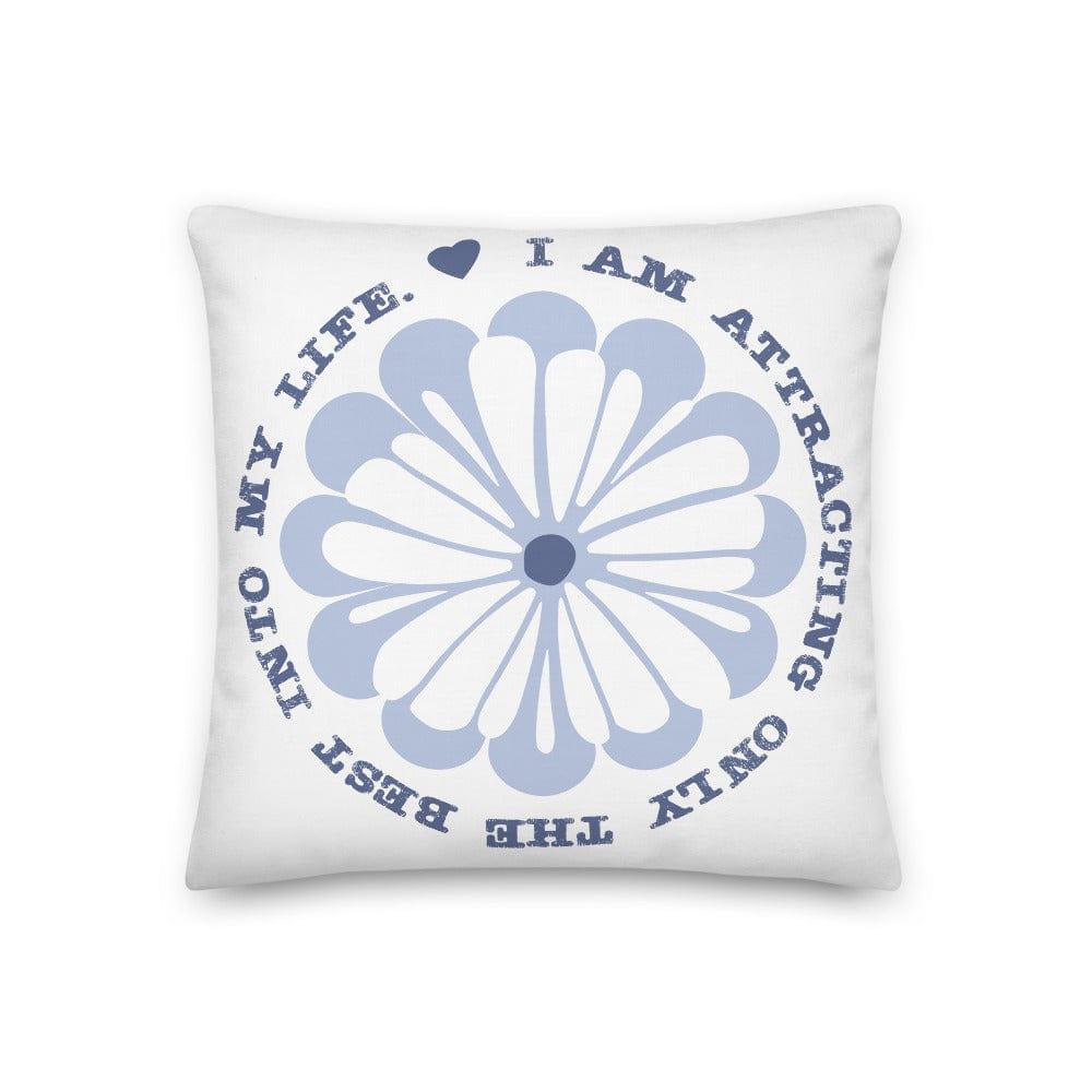 I am Attracting Only The Best Into My Life Affirmation Decorative Throw Pillow Cushion, Throw Pillow, $ 64.50, A Moment Of Now™