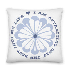 I am Attracting Only The Best Into My Life Affirmation Decorative Throw Pillow Cushion, Throw Pillow, $ 71.50, A Moment Of Now™