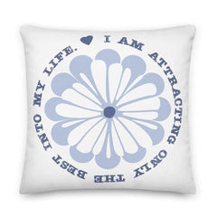 I am Attracting Only The Best Into My Life Affirmation Decorative Throw Pillow Cushion, Throw Pillow, $ 64.50, A Moment Of Now™