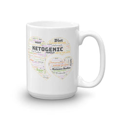 Keto Ketogenic Diet Heart Shape Word Cloud Art Coffee Tea Mug Cup, Mugs, $ 24.50, A Moment Of Now™