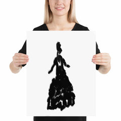 Lady Charlotte Minimalist Abstract Digital Wall Art Decor Matte Poster, Poster, $ 30.00, A Moment Of Now™