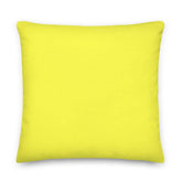 Lemon Yellow Decorative Throw Accent Pillow Cushion, Throw Pillows, $ 71.50, A Moment Of Now™