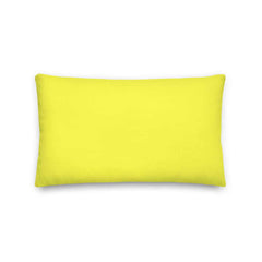 Lemon Yellow Decorative Throw Pillow | Bright Citrus Cheerful Decor, Throw Pillows, $ 61.50, A Moment Of Now™