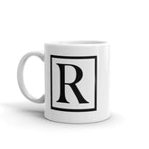 Letter R Border Monogram Coffee Tea Cup Mug, Mug, $ 17.50, A Moment Of Now™