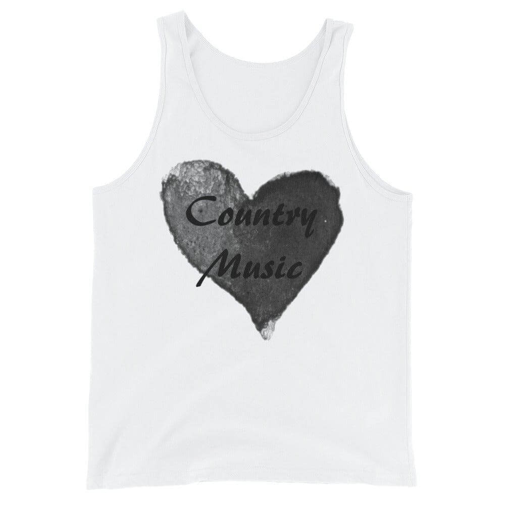 Love Country Music Black Unisex Tank Top, Clothing T-shirts, $ 33.44, A Moment Of Now™