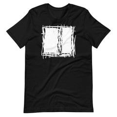 Lucina Black Abstract Scribble Short-Sleeve Unisex T-Shirt, Clothing T-shirts, $ 39.00, A Moment Of Now™