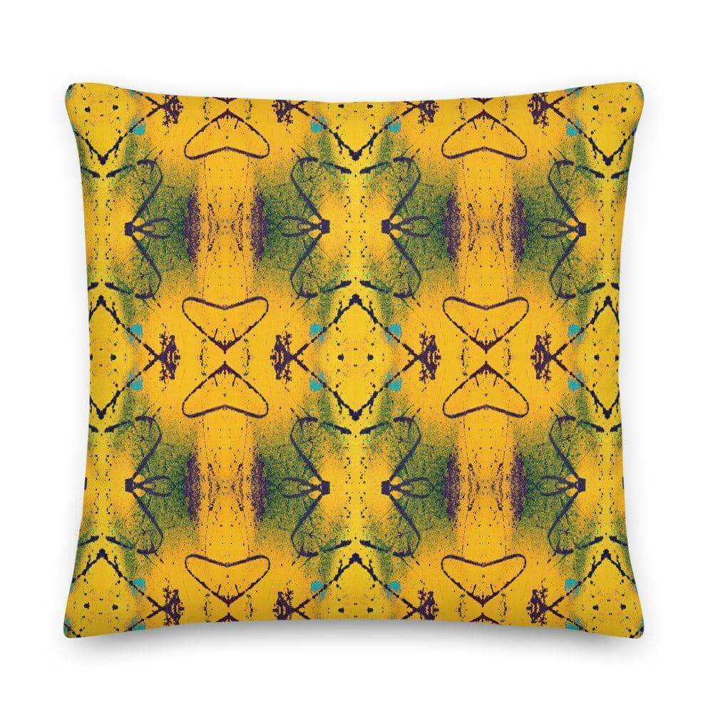 Mango Madness Orange Decorative Throw Pillow Cushion, pillow, $ 64.00, A Moment Of Now™