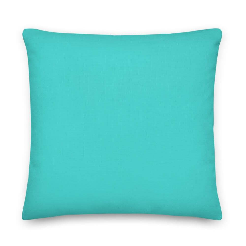 Medium Turquoise Green Pillow | Tropical Coastal Decor, Throw Pillows, $ 71.50, A Moment Of Now™