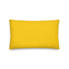Metallic Yellow Decorative Pillow | Bold Modern Yellow Decor, Throw Pillows, $ 61.50, A Moment Of Now™